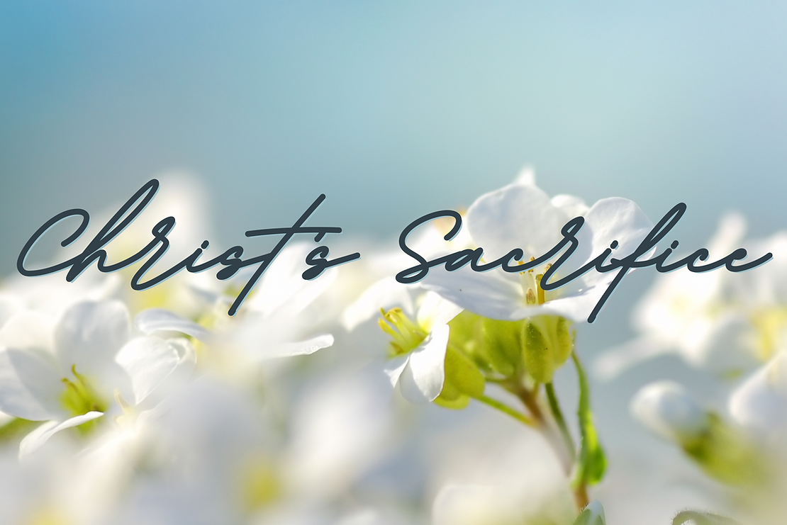 A Prayer for Reflection: Taking Time to Consider Christ's Sacrifice