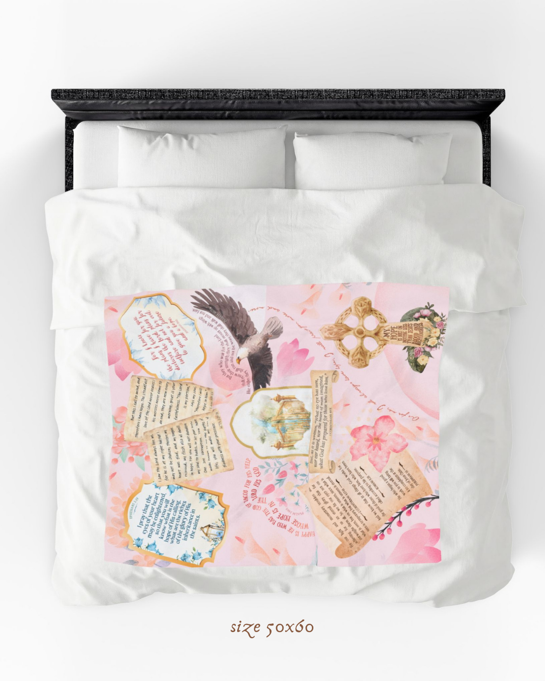 Hope (Pink) Bible Verse Blanket