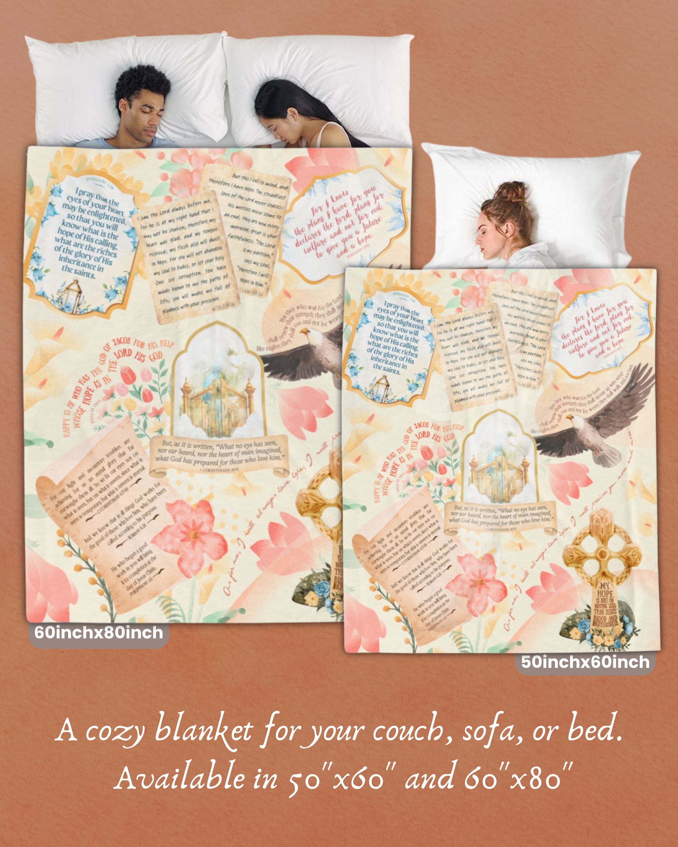 Hope Bible Verse Blanket