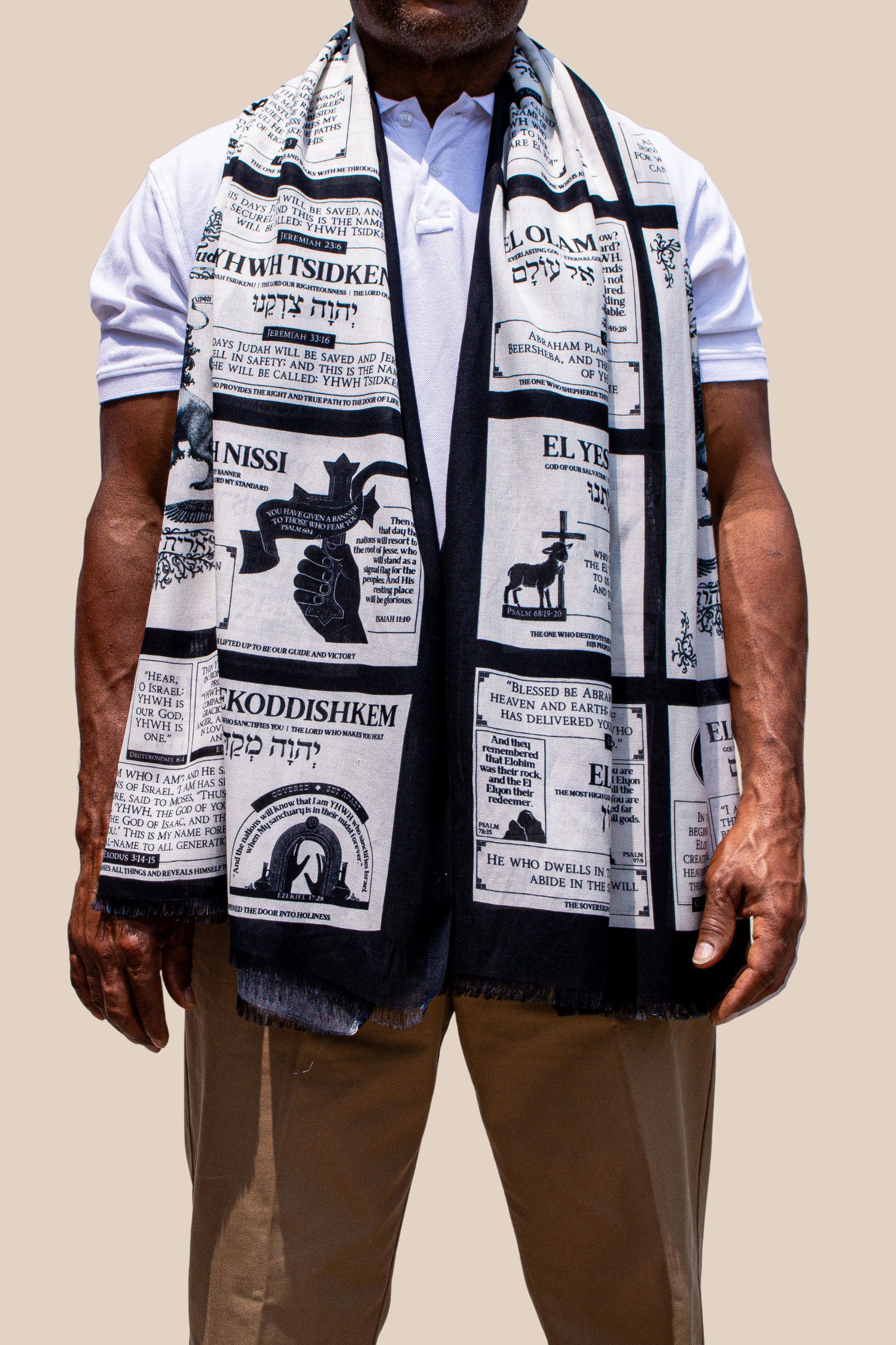 Names of God Unisex Scarf