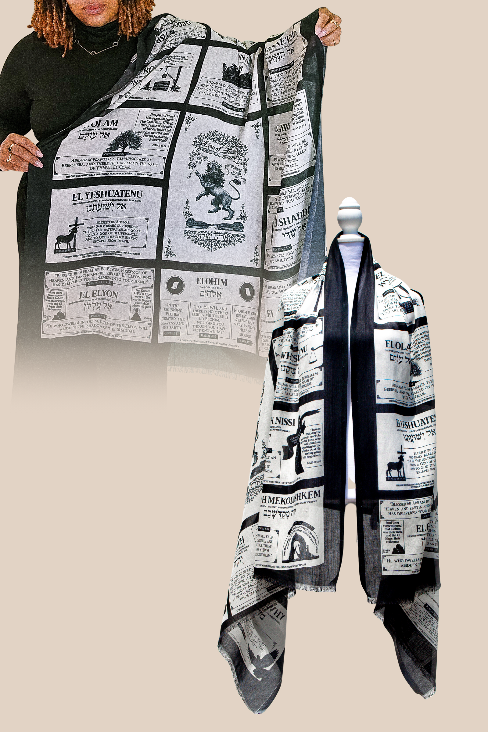 Names of God Unisex Scarf