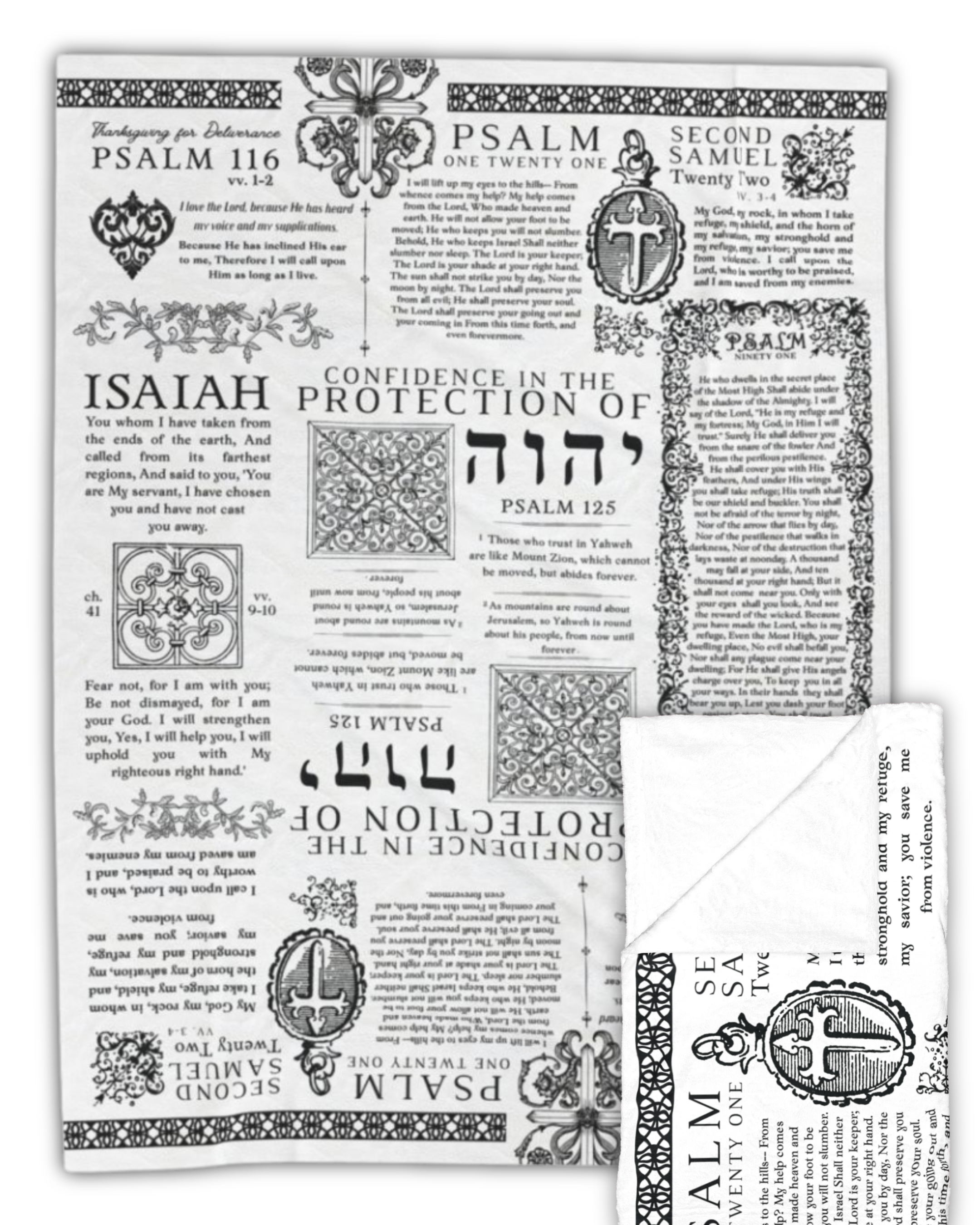 Protection Bible Verse Blanket