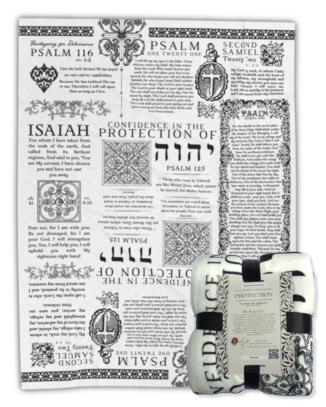 Protection Bible Verse Blanket