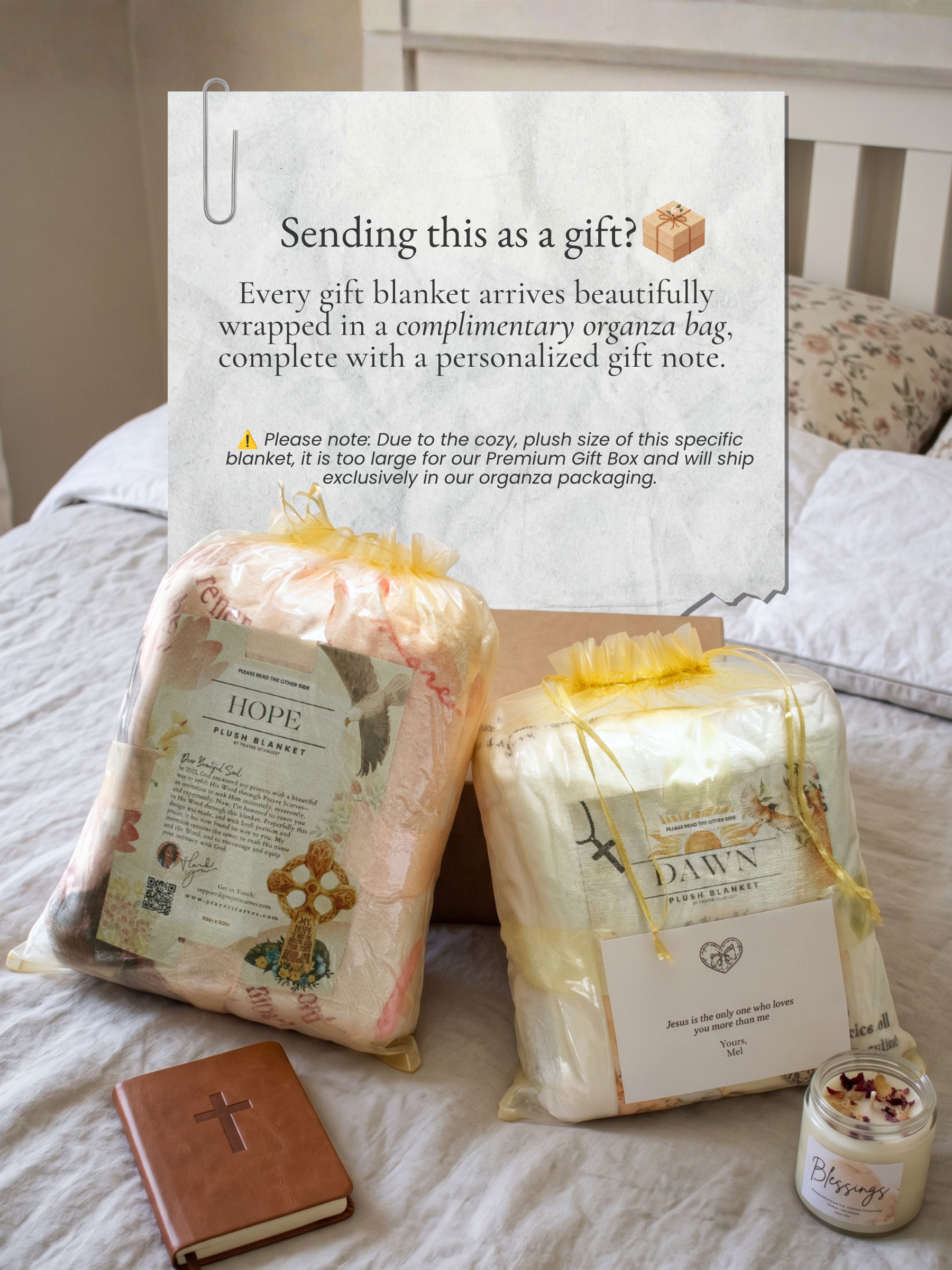 Joy Bible Verse Blanket