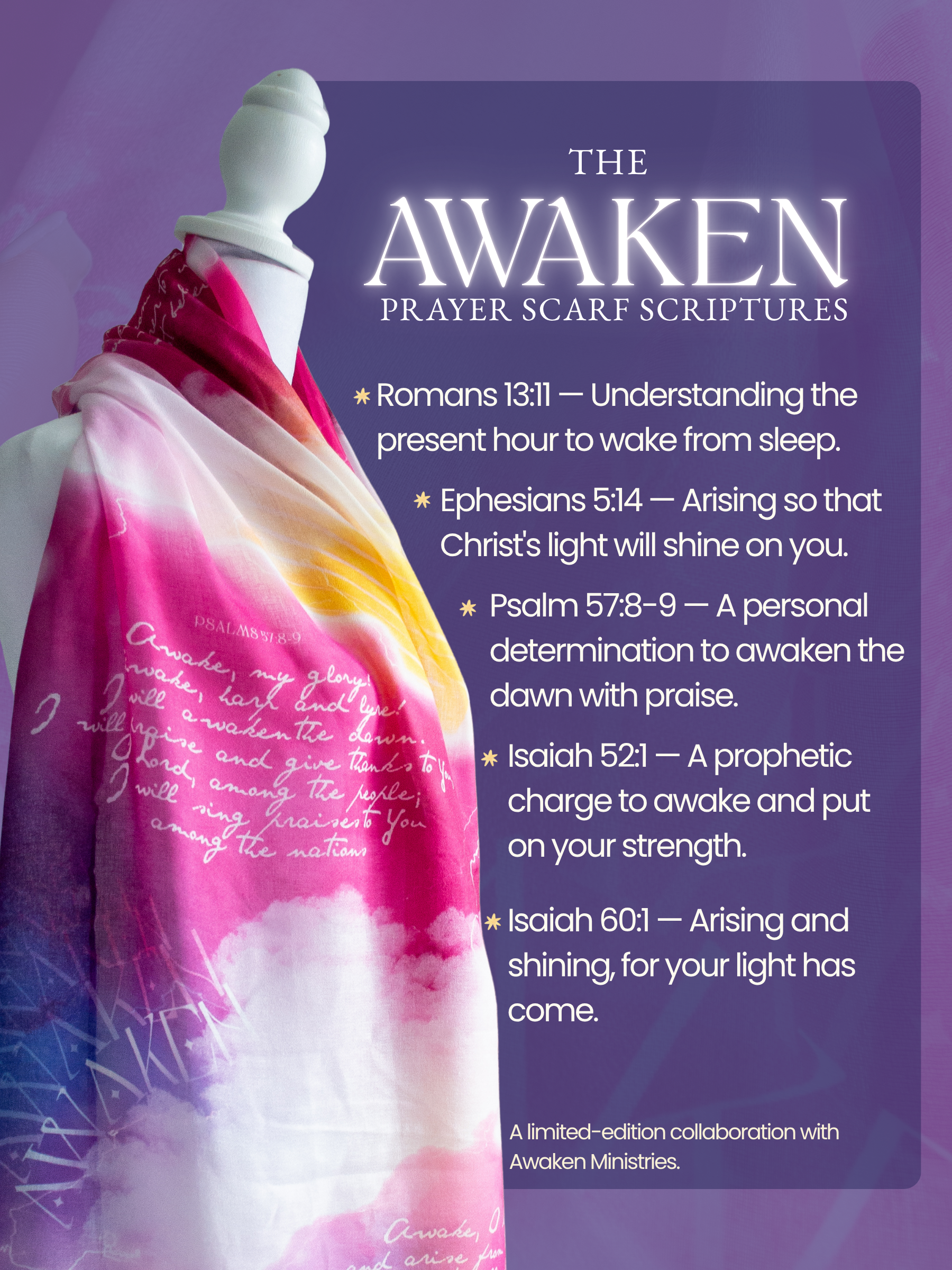 Awaken Prayer Scarf