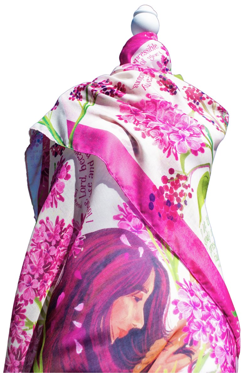 Adoration scarf, worship prayer shawl, Mary of Bethany scarf, Christian worship gift, spiritual renewal gift
