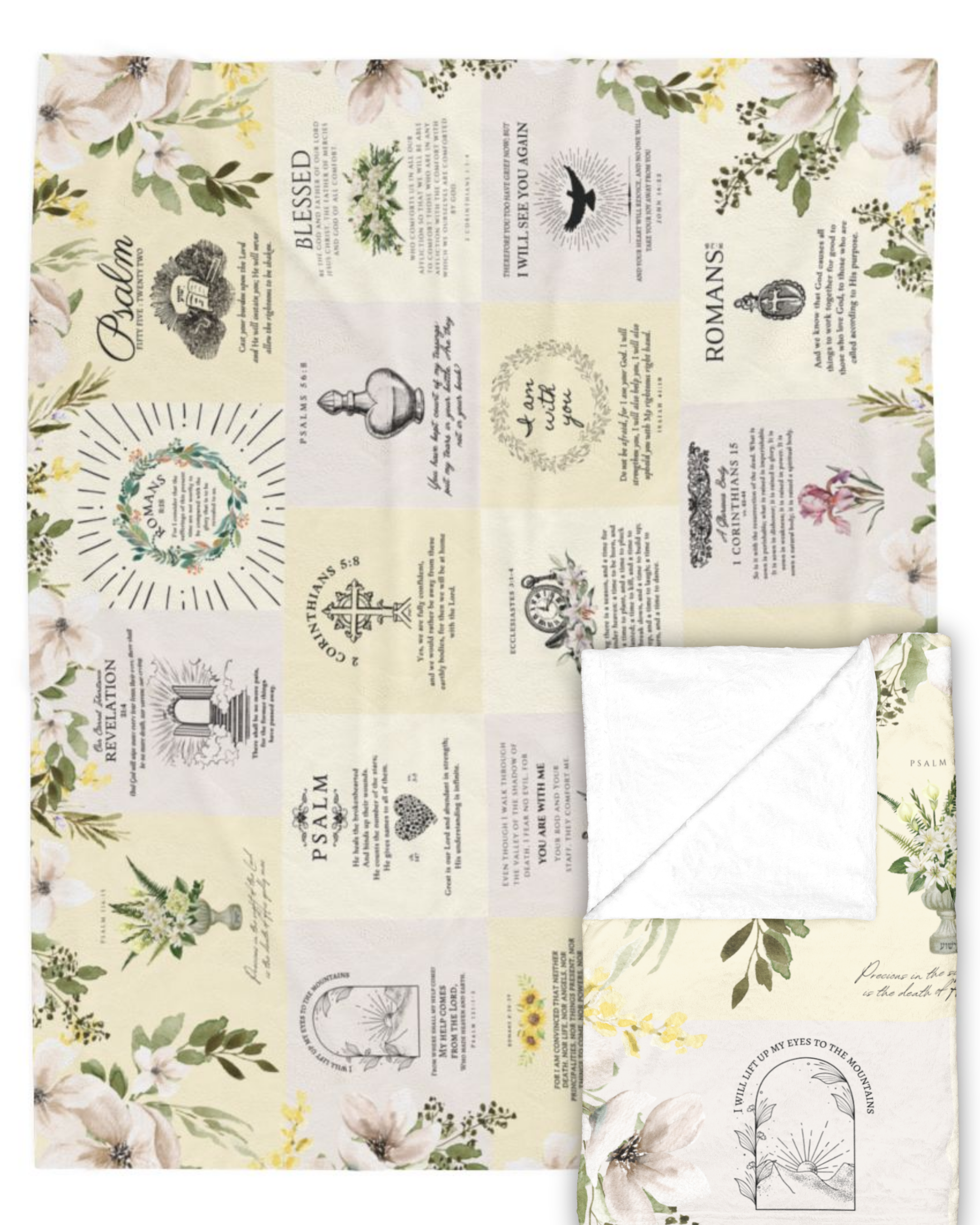 Dawn Bible Verse Sympathy Blanket