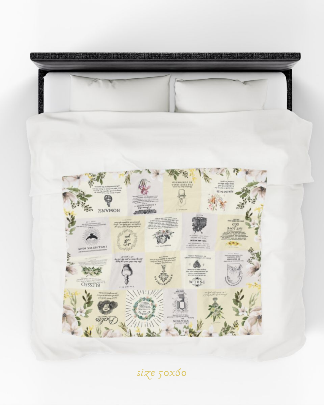 Dawn Grief Comfort Bible Verse Blanket