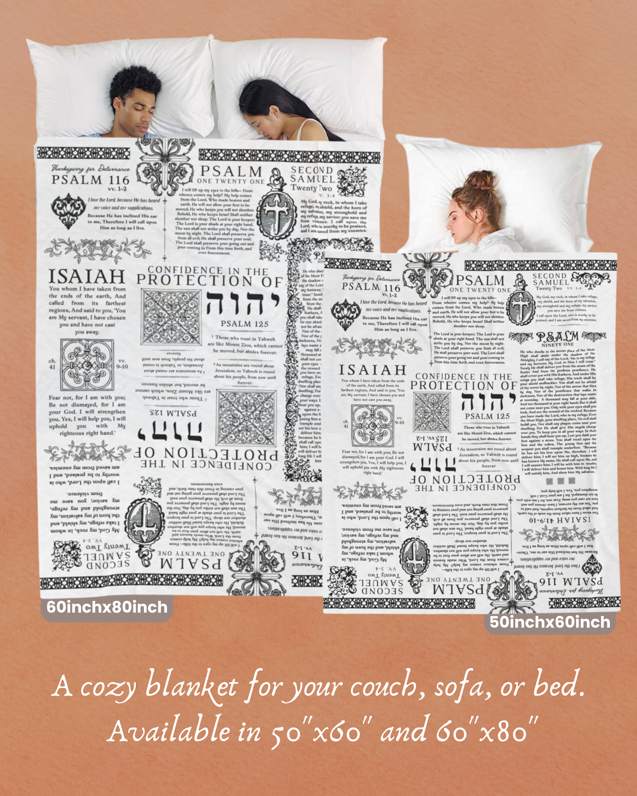 Protection Bible Verse Blanket