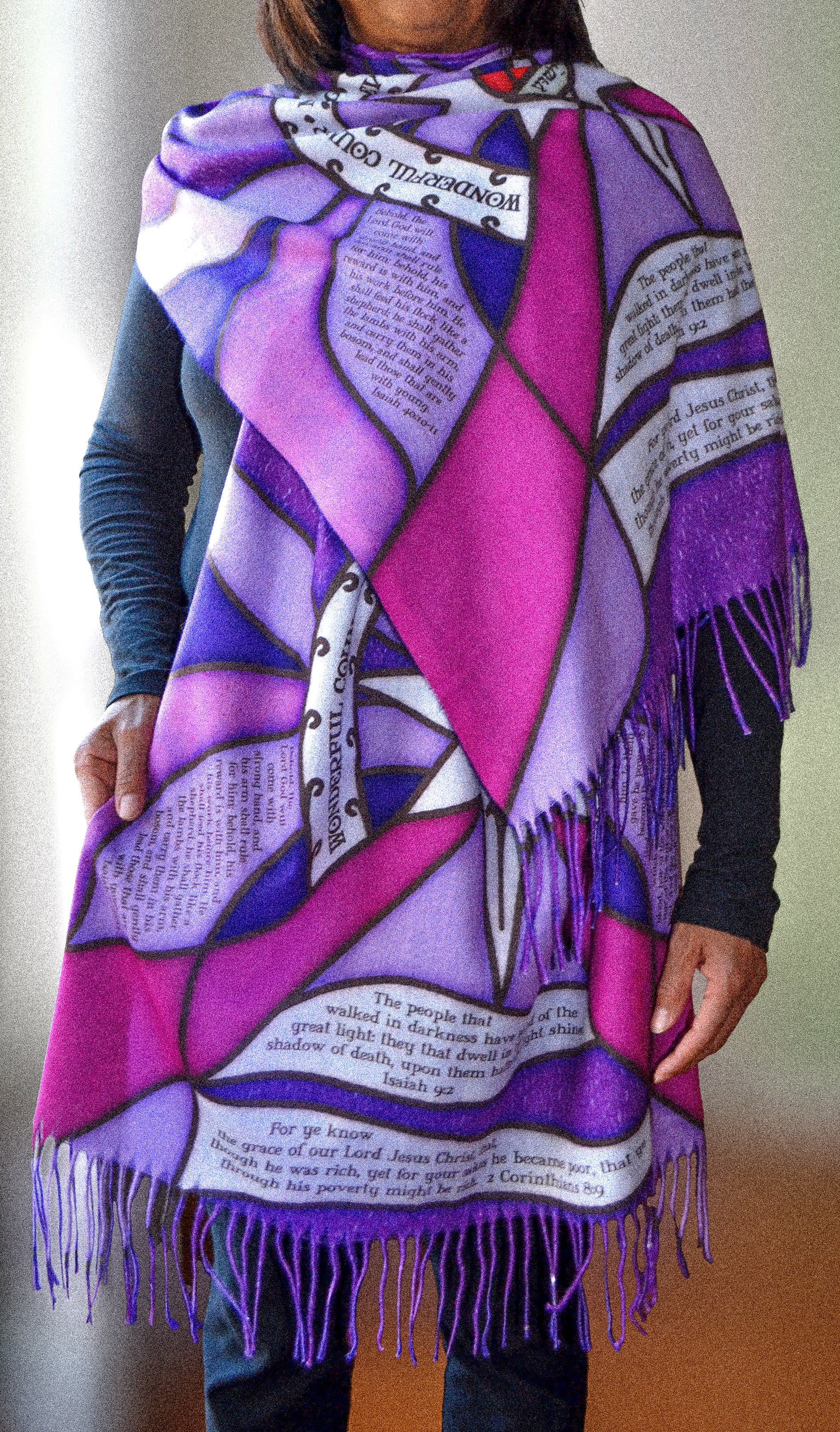 Advent Christmas Scarf
