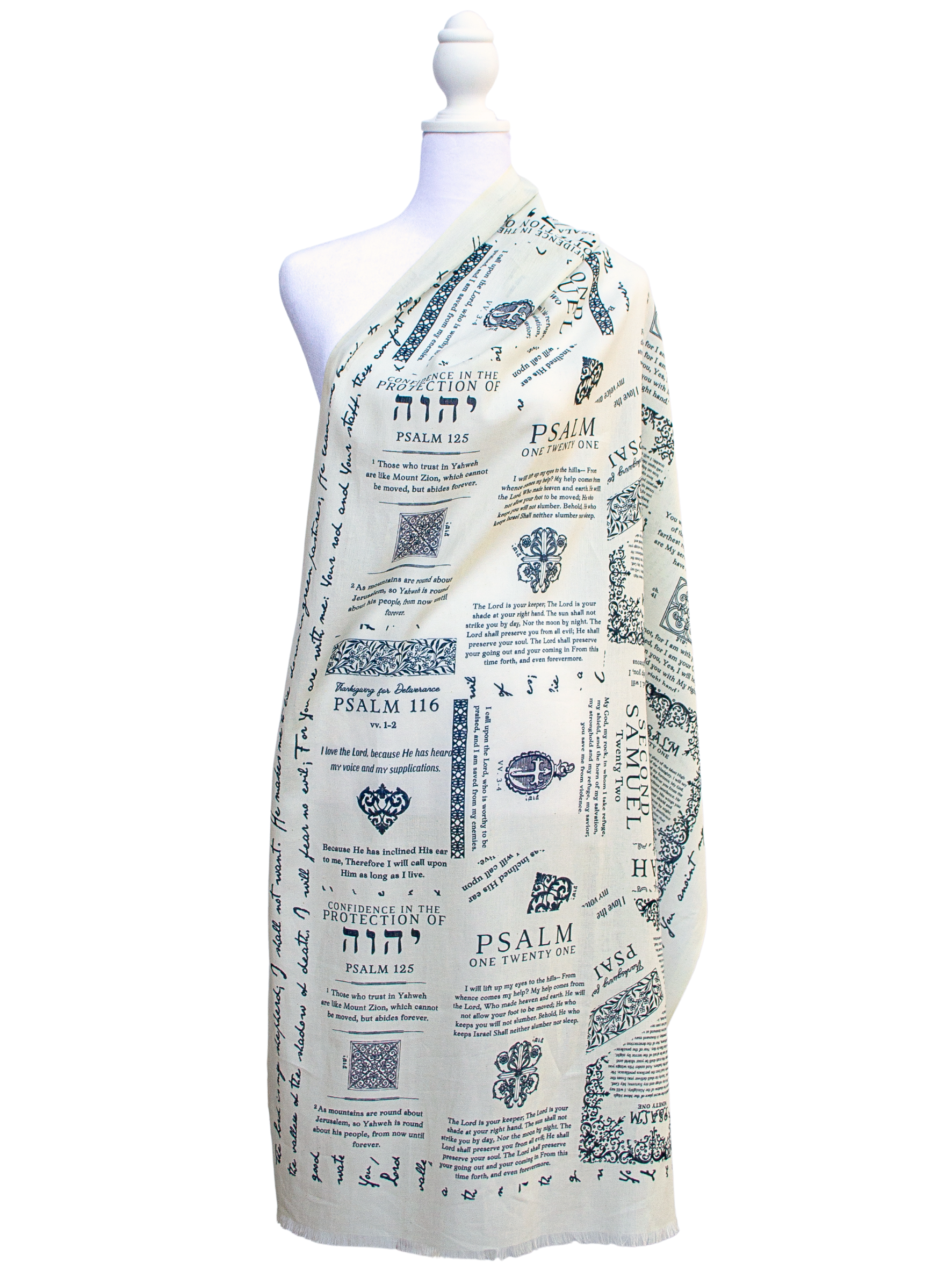 Protection Cotton Scarf (Ivory, Organic Yarn))